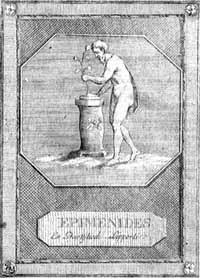 Épiménide de Knossos. Source : wiki/Épiménide/ domaine public