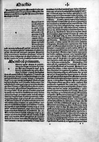 Page de la Summa universæ theologiæ (nouvelle bibliothèque de Milan)