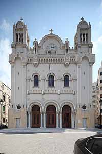 La cathédrale de l'Annonciation d'Alexandrie siège du patriarcat orthodoxe d'Alexandrie