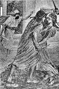 Gobryas se battant contre Smerdis (Bardiya)