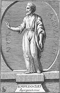 Emplédocle d'Agrigente Philosophe-Ingénieur et médecin grec (source : wiki/domaine public)