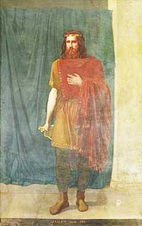 Portrait de Geisalic Roi wisigoth de 507 à 511 (musée du Prado. Source : wiki/ Geisalic/ domaine public