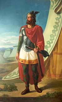 Wallia, roi des wisigoths par Alejo Vera (musée du Prado). Source : wiki/Wallia/ domaine public