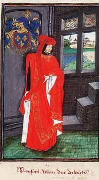 Jean d'Alençon II d'Alençon ou Jean II de Valois Duc d'Alençon-Comte de Perche, en habit de chevalier de la Toison d'or