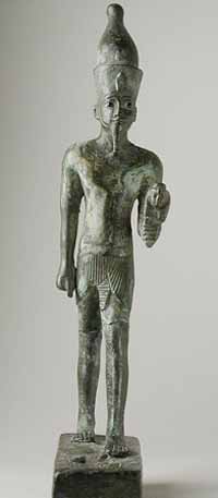 Statuette en Bronze de Psammouthis(Musée d'Art du comté de Los Angeles). Source : wiki/ Psammouthis/ domaine public