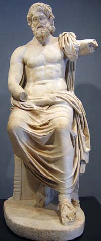 Zeus divinité du Panthéon hellénique