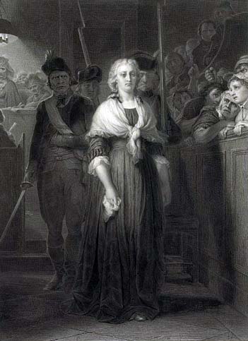 Marie-Antoinette au Tribunal revolutionnaire œuvre de Alphonse François
