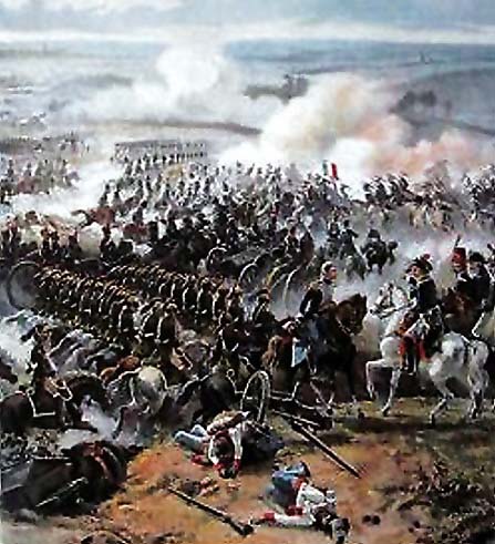 Le 2 octobre 1794. La bataille d'Aldenhoven. D'après « La France militaire : 1792-1833