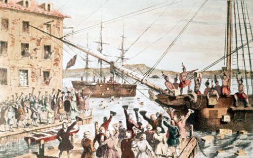Tea-Party à Boston 16 décembre 1773